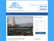 Tablet Screenshot of ixtapa-zihuatanejo-realestate.com